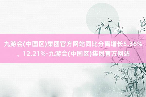 九游会(中国区)集团官方网站同比分离增长5.36%、12.21%-九游会(中国区)集团官方网站